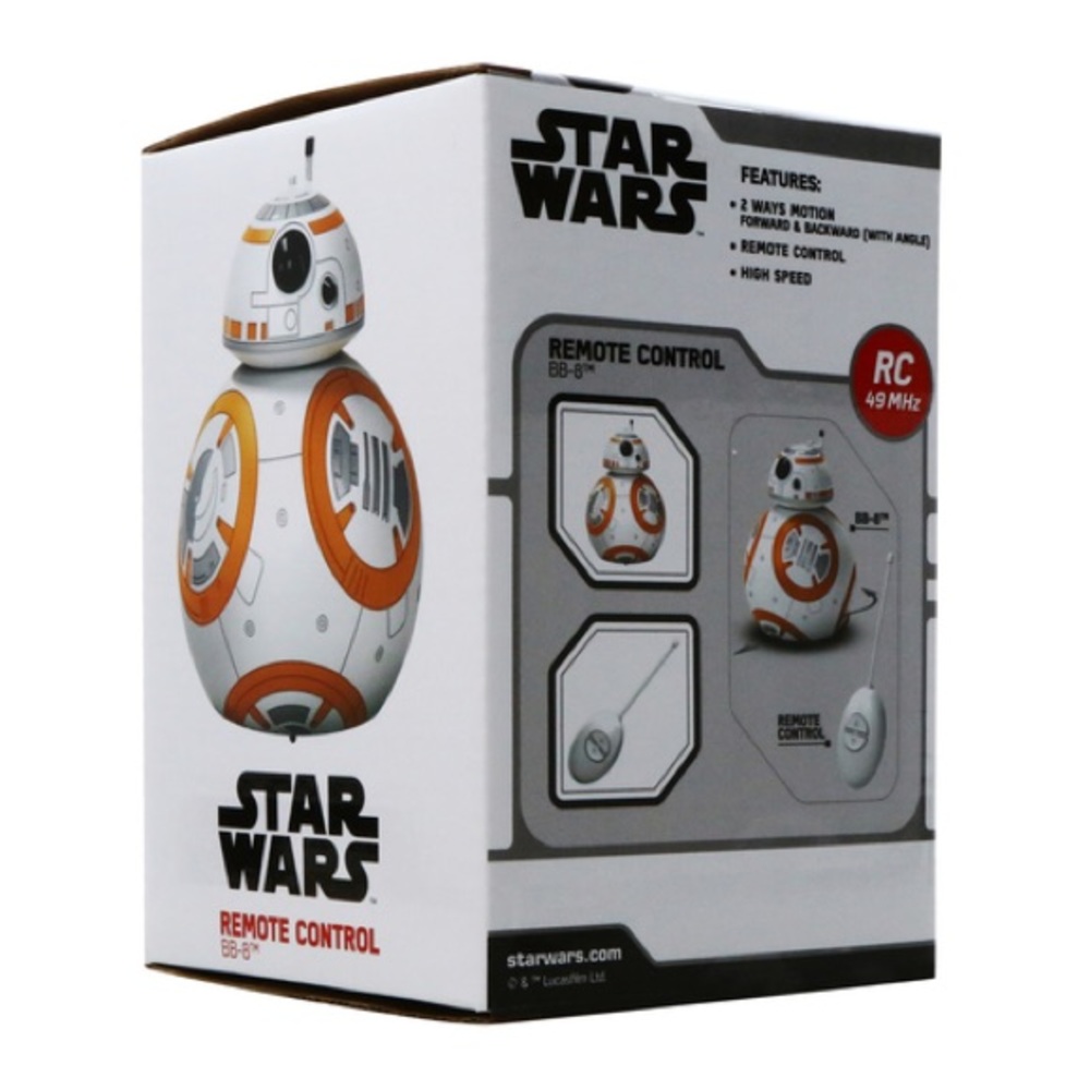 Star Wars Wireless Remote Control BB-8 Droid NWT